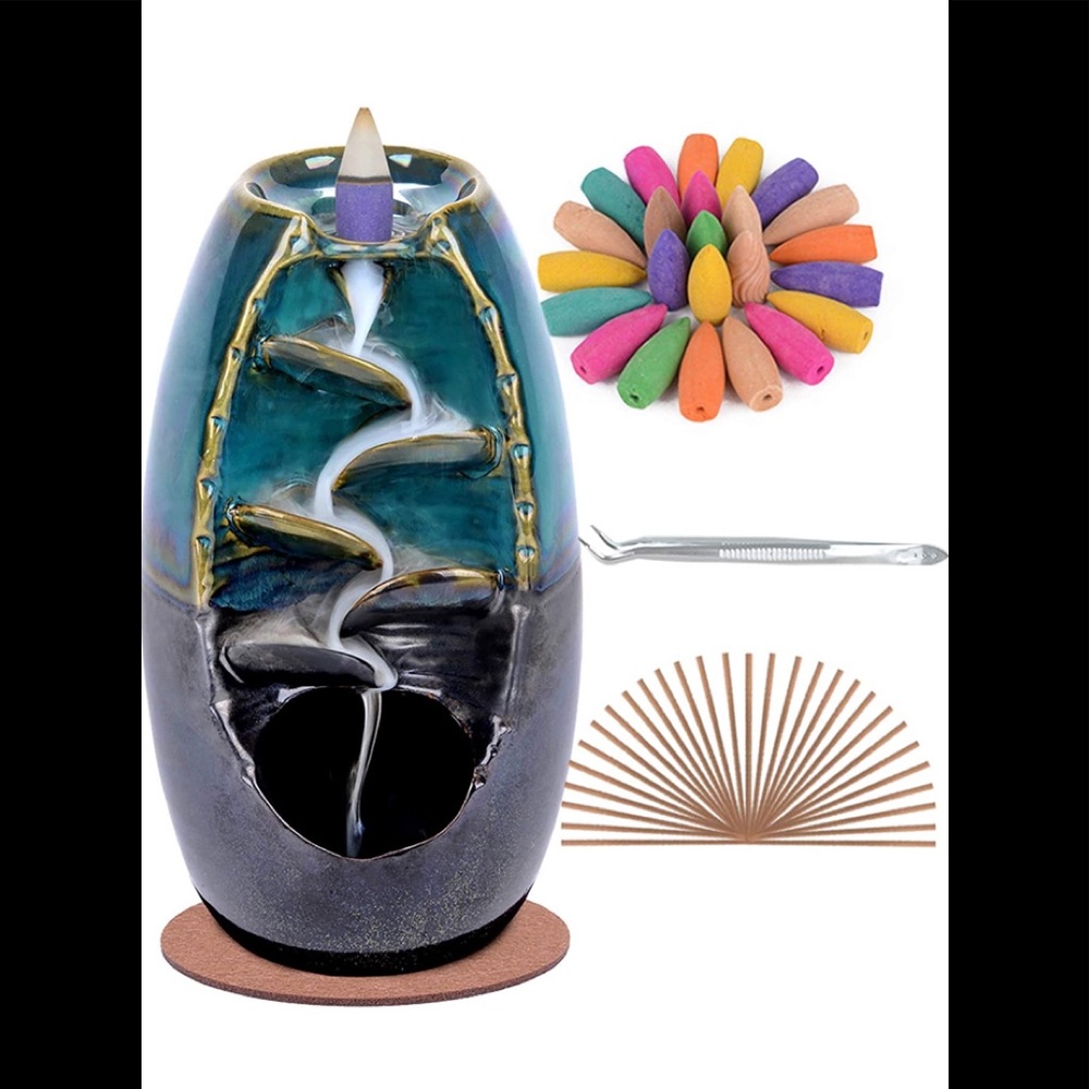 incense waterfall burner